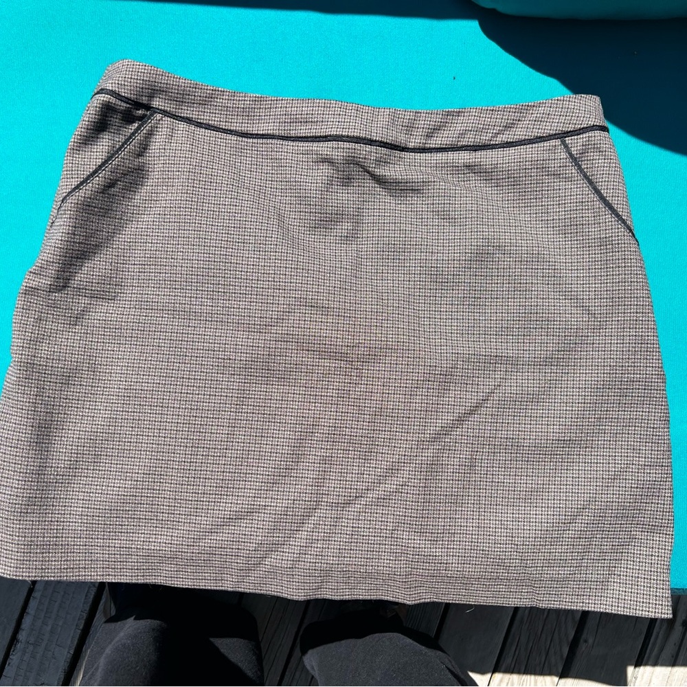 H&M Brown Mini Pencil Skirt for Work
